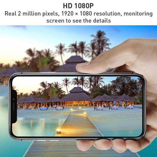 Smart Wifi Camera With Night Vision And Two-Way Audio - Black-1915196759475359746