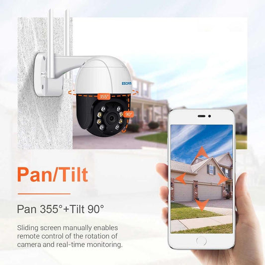1080P Wifi Ip Camera With Pan / Tilt Humanoid Detection Night Vision Waterproof Tf Card Two-Way Audio-1915196617762410498