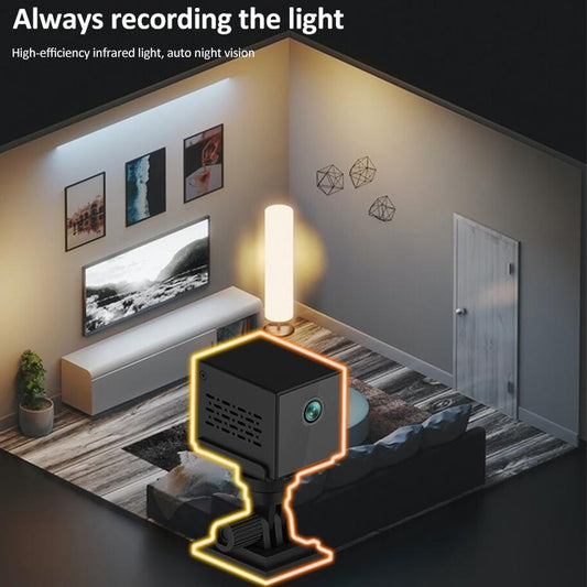 Long Battery Life Wifi Action Camera With Wide-Angle Mount - 1080P-1915198379458170882