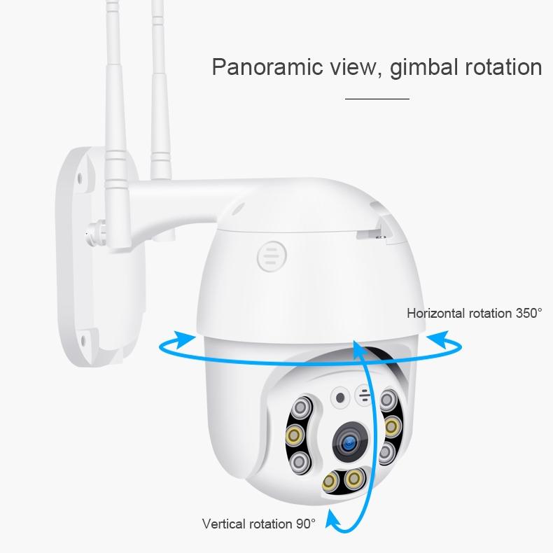 1080P Wifi Ip Camera With Night Vision Motion Detection Two-Way Audio & Tf Card Support-1915196614331469832