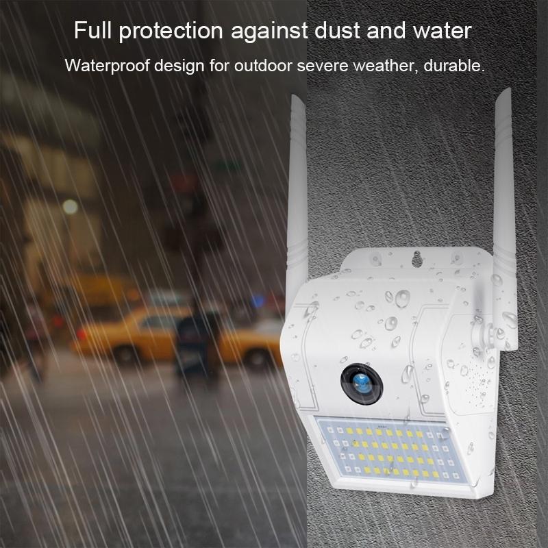 Wireless Wall Light Camera 2Mp Ip66 Waterproof Night Vision Remote Monitoring Voice Intercom Motion Detection 128Gb Memory Card-1915198241822085128