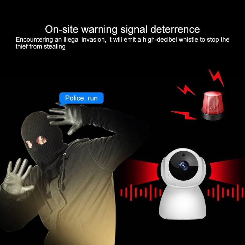 Smart Wifi Camera With Night Vision - 1080P Remote Control-1915197008717680643
