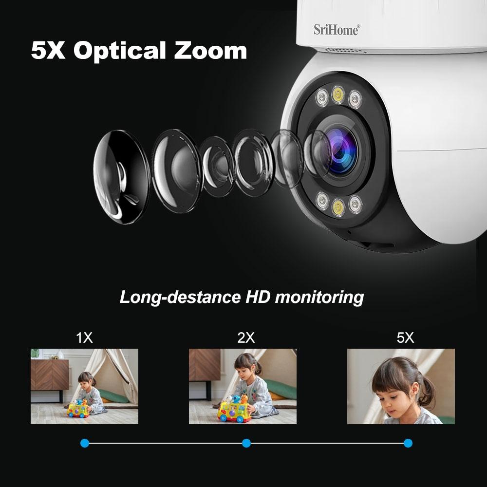 Wireless Home Security Camera System - 4.0Mp Fhd Low Power Consumption-1915196615245828099