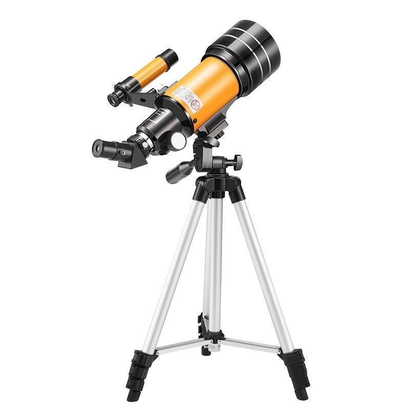 Stargazing Telescope For High-Definition Astronomical Viewing - Black / Yellow-1915196643762900992