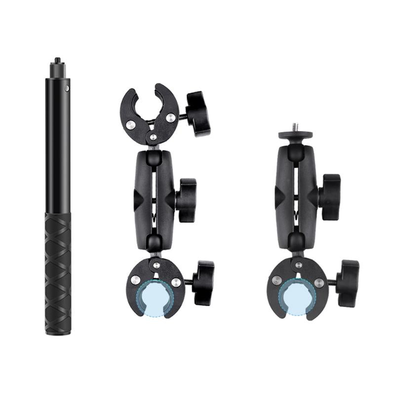 Adjustable Dual-Head Handlebar Mount For Motorcycle Selfie Stick-1915197300649627655