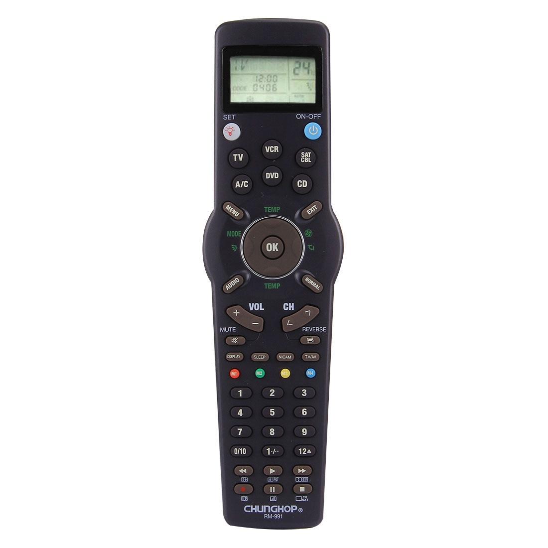 Universal Lcd Remote Controller With Learning Function For Tv Vcr Sat Cbl Dvd Cd A / C - Chunghop Rm L991-1915197264465367040