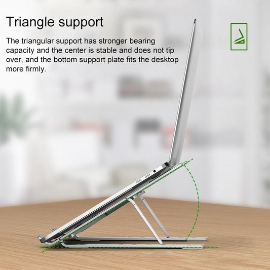 Adjustable Laptop Stand - Portable Folding Heat Dissipation Desktop Holder-1915198021268803586