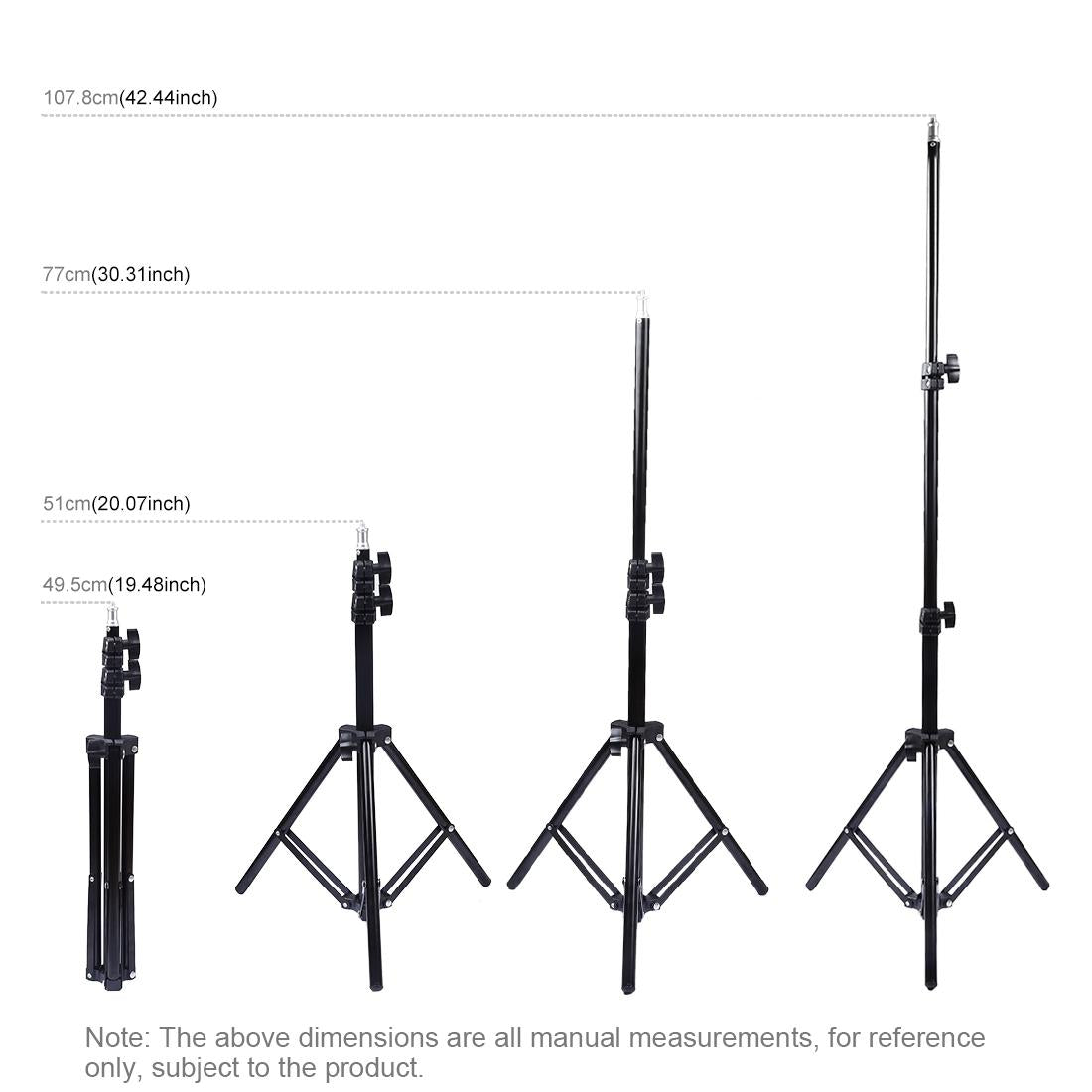Live Broadcast Dual Phone Bracket With 1.1M Tripod & 6.2 Inch Led Ring Light Kit-1915197485282889732