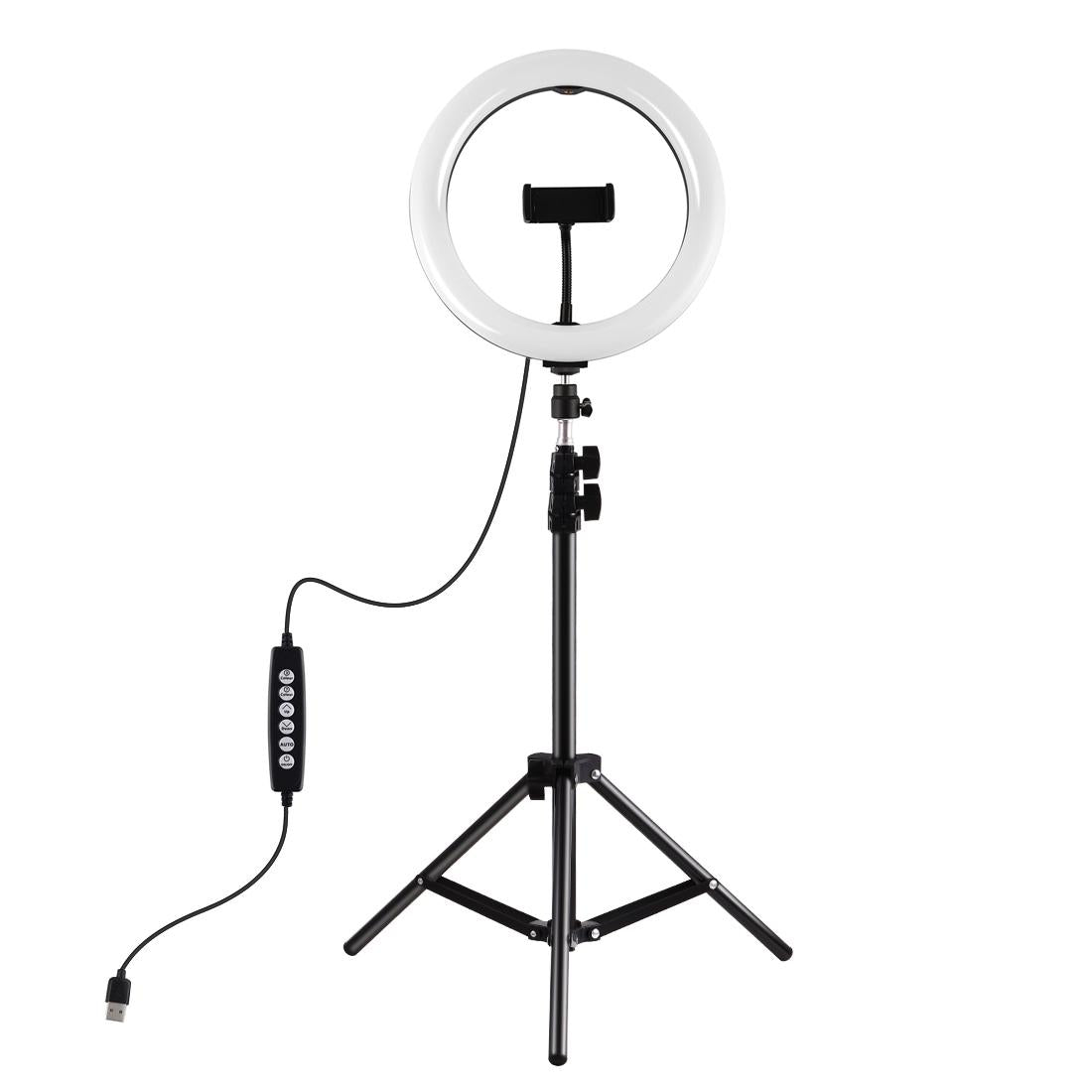10.2 Rgbw Led Ring Light Kit With 1.1M Tripod & Phone Clamp-1915197562109956097