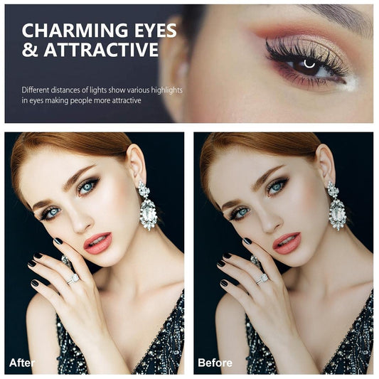 12Cm Ring Light & Desktop Tripod Selfie Stick Mount With Usb Led Ring Selfie Beauty Vlogging Photography Video Lights Kit In Black-1915196759039152130