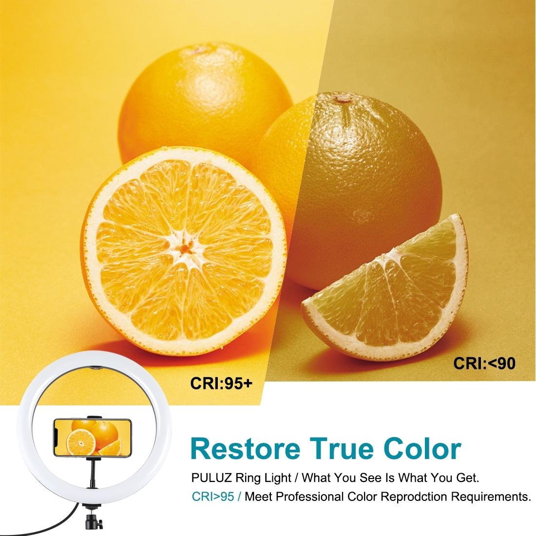 11.8 Led Ring Light With Tripod And Phone Clamp - 3 Modes Dual Colour Temperature Curved Surface - Black-1915196495787855879