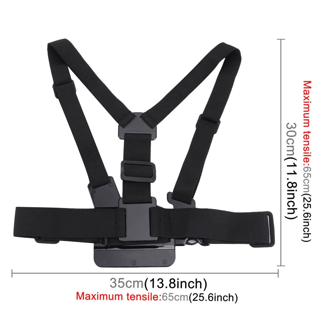 Universal Body Mount Belt For Action Cameras With J Hook And Long Screw-1915197484465000451