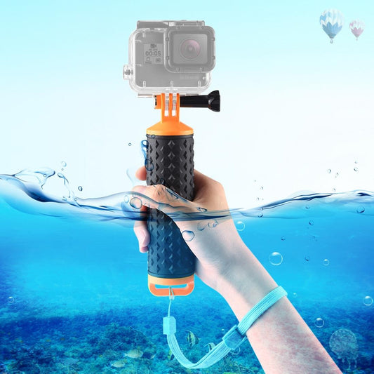 Buoyant Floating Handle Grip For Gopro And Action Cameras With Strap-1915196643607711746