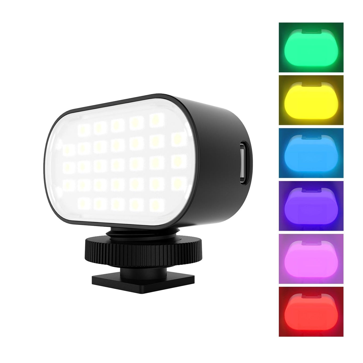 Switchable 6-Colour Led Beauty Fill Light For Live Broadcast And Photography-1915196771248771072
