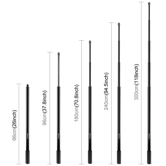 3M Metal Selfie Stick For Insta360 One Rs X2-X4-1915196719231012866