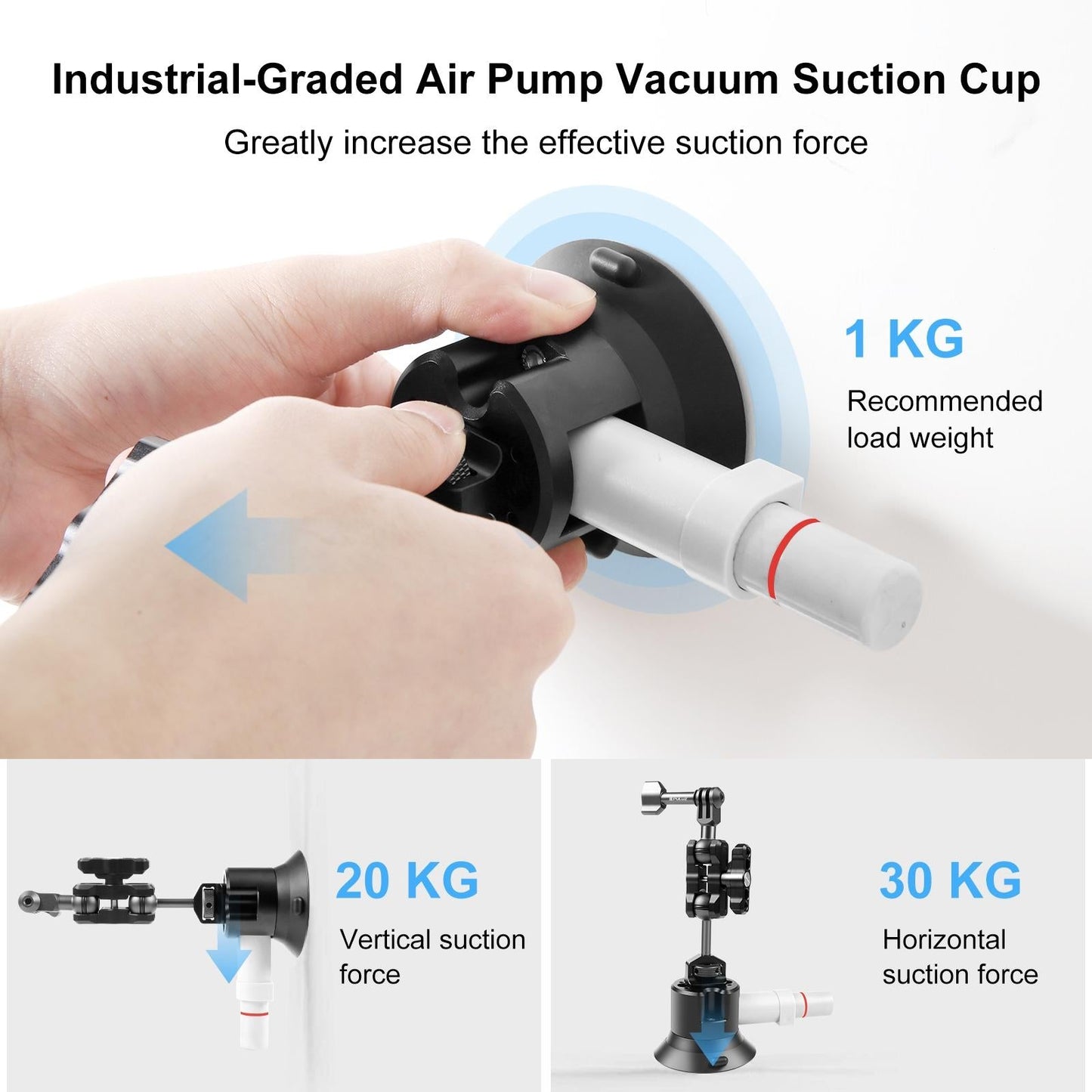 Aluminum Magic Arm With Suction Cup Mount-1915196769042567171