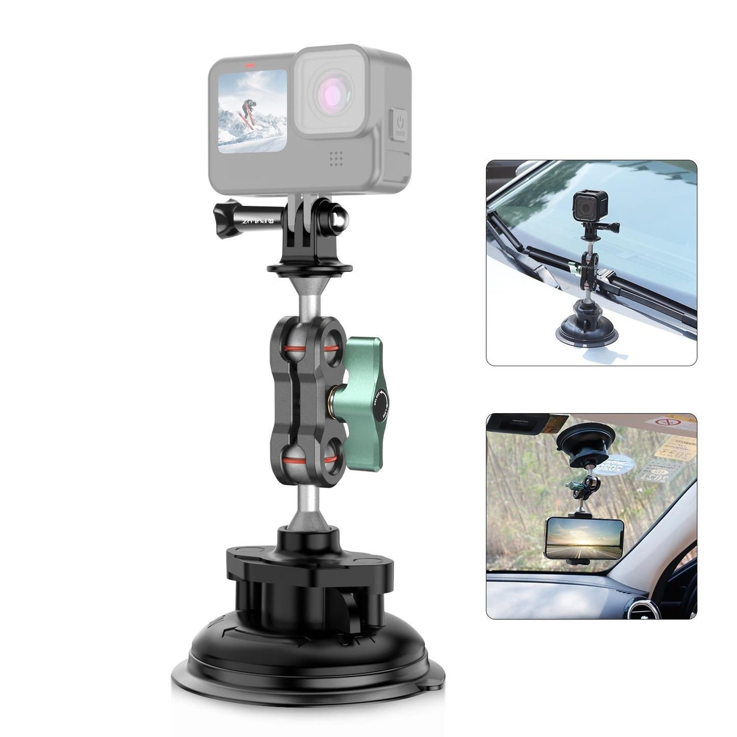 Aluminum Alloy Magic Arm With Strong Suction Cup-1915196489651589120