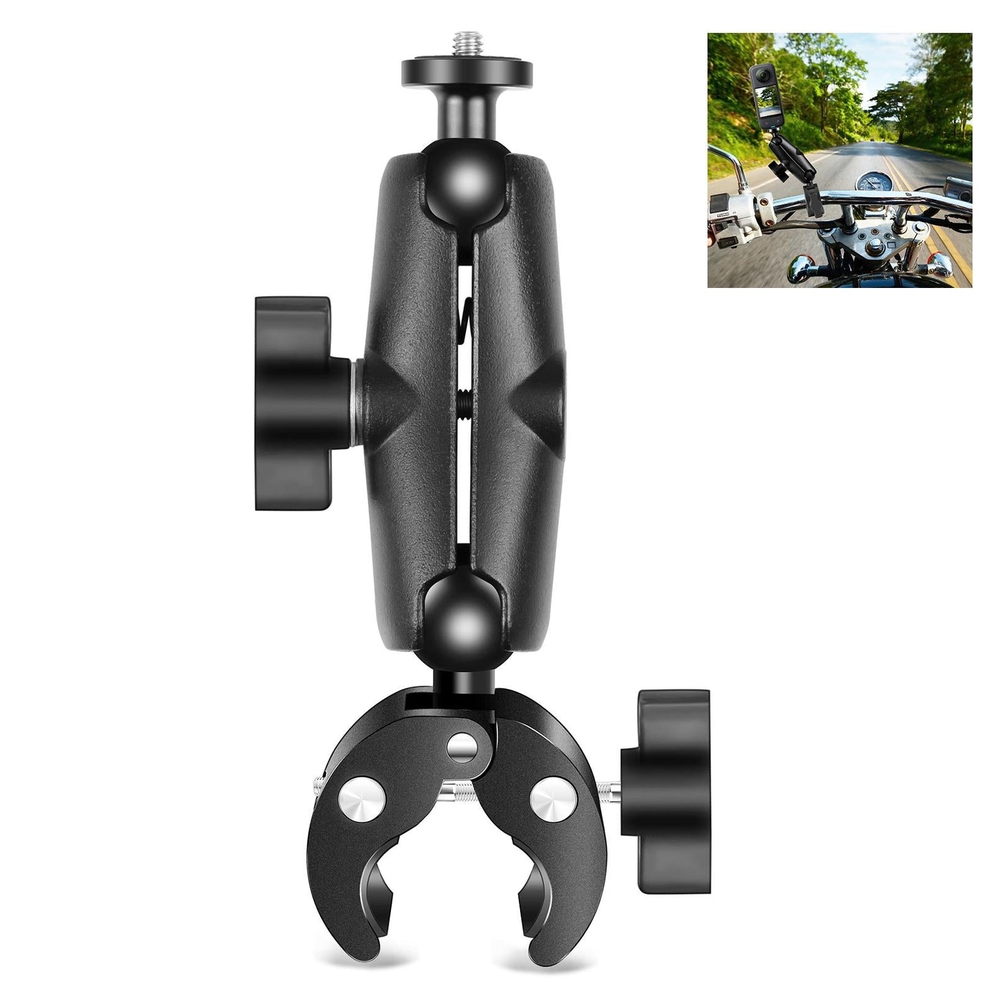 Universal Motorcycle Handlebar Mount For Action Cameras-1915196499055218688