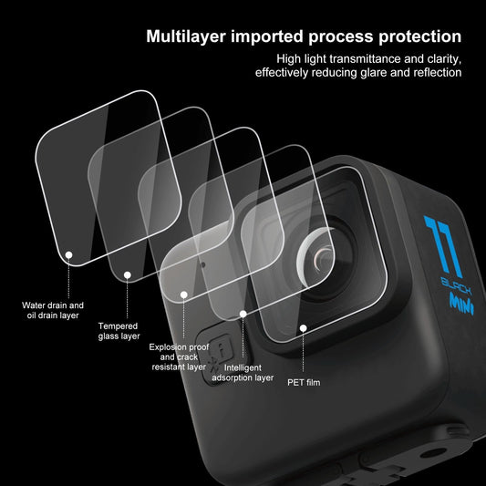 2-Pack Tempe Glass Lens Film For Gopro Hero11-1915196608115511298