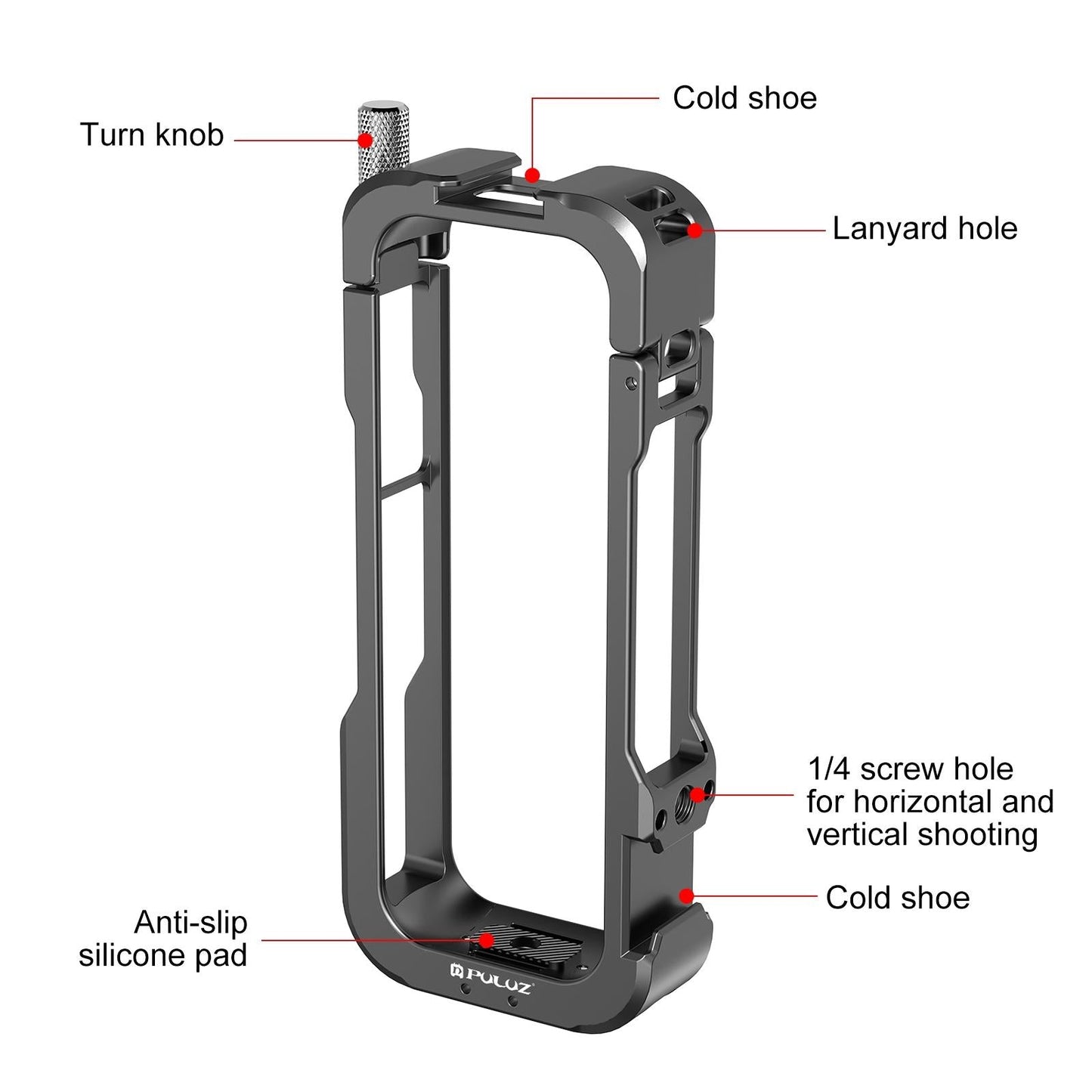X4 Rig Housing Frame With Lens Cover For Insta360-1915196710309728262