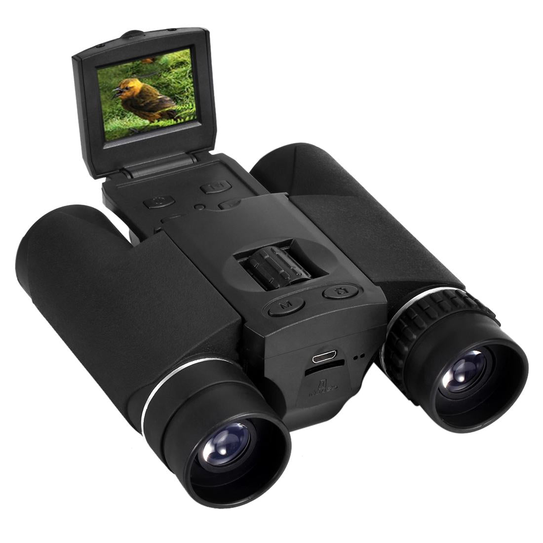 10X25 Zoom Binocular Telescope With Hd Digital Camera And 1.5 Lcd Screen - Black-1915197231410057216