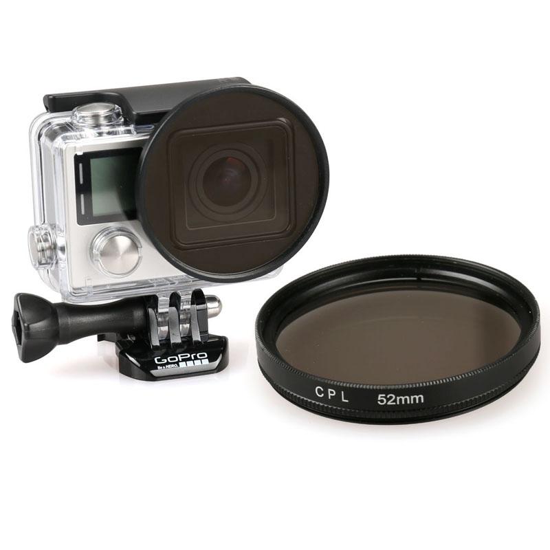 52Mm Round Filter For Gopro Hero 4 / 3 And Xiaoyi Sport Cameras-1915198048871518208