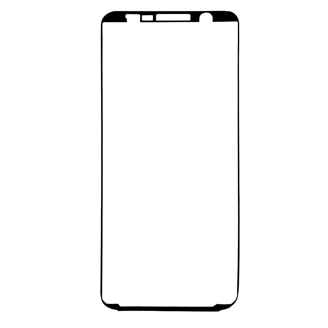 10-Pack Front Housing Adhesive For Samsung Galaxy A9 Star / A605 - Black-1915197599955161089