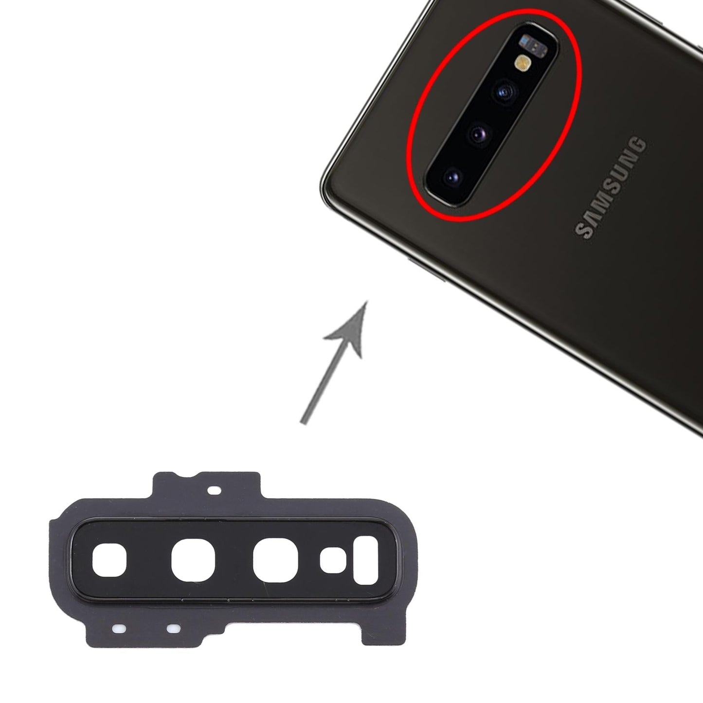 10-Piece Lens Cover For Samsung Galaxy S10+ - Protect Your Camera-1915196699920437252