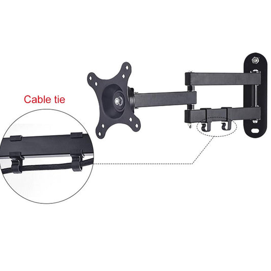 Universal Rotatable Retractable Monitor Wall Mount - 14-27 Inch-1915197476487434242