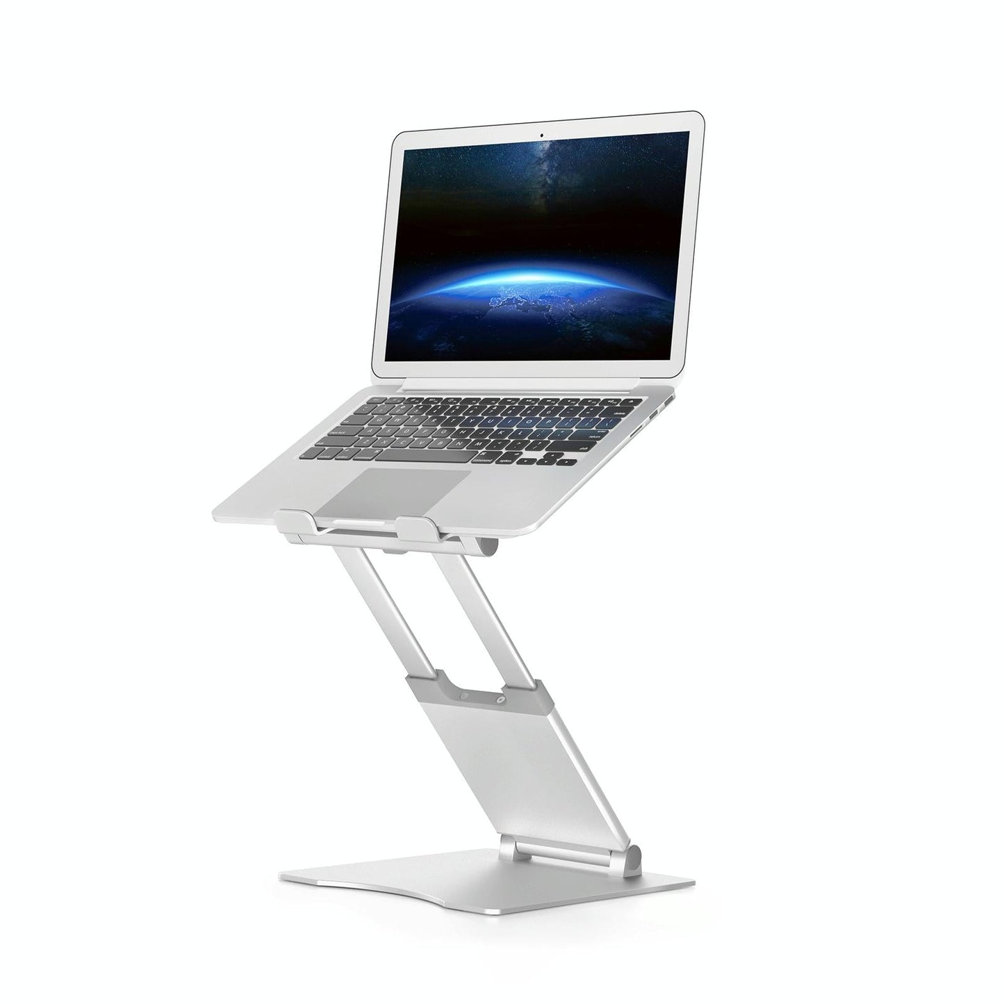 Foldable Aluminum Laptop Stand - Adjustable Height-1915197509861511168