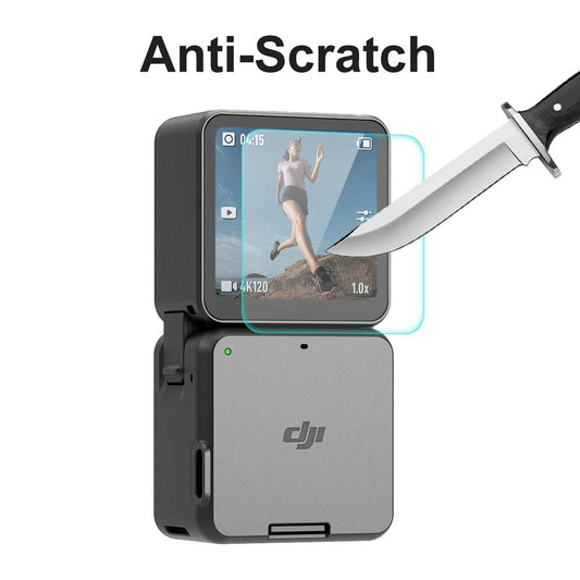 9H Tempered Glass Screen Film For Dji Action 2 Power Combo - 0.2Mm-1915198299372130306