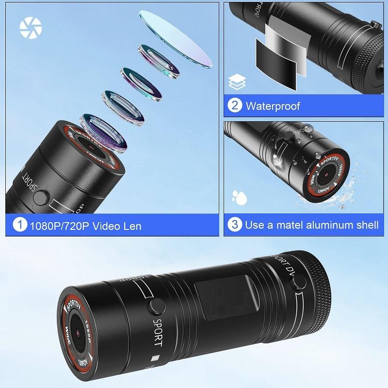 Hd Action Camera For Outdoor Activities - Helmet Mount-1915198232342958086