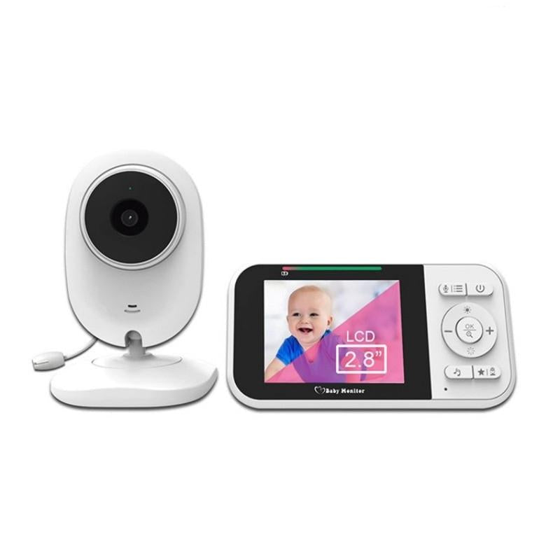 2-Way Voice Baby Monitor With Temperature Detection And 2.8 Lcd Screen-1915196527257718791