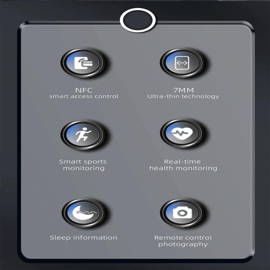 Smart Ring With Heart Rate Blood Oxygen Sleep Monitoring And Multiple Sports Modes - Black Size 8-1915196835639726082