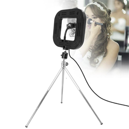 28Cm Dimmable Led Square Light With Tripod For Mobile Phone Live Streaming-1915197506845806594
