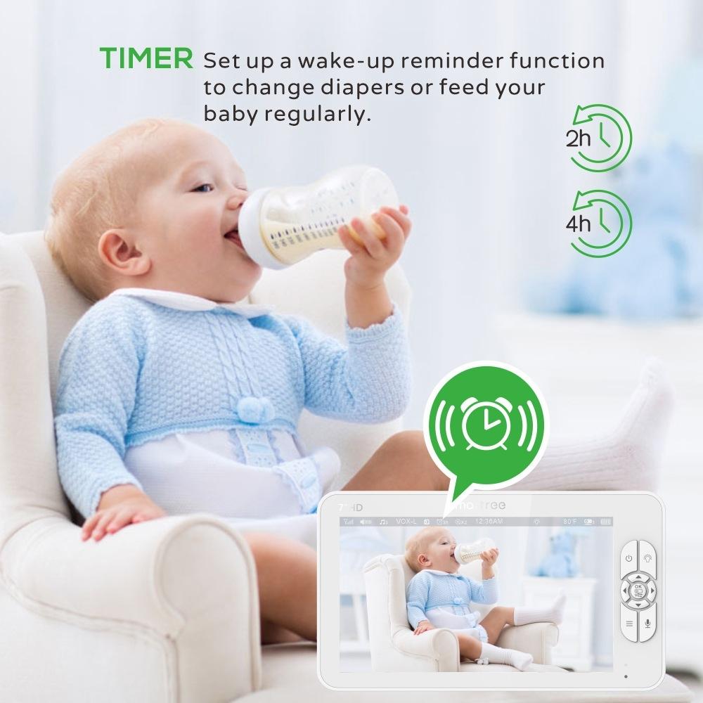 7 Wireless Baby Monitor With Temperature Monitor And 2-Way Audio-1915197959969050628