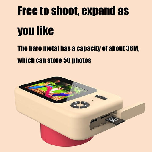 Mini 4K Dual Camera For Kids - 50Mp Front & Rear - Yellow-1915196686125371394