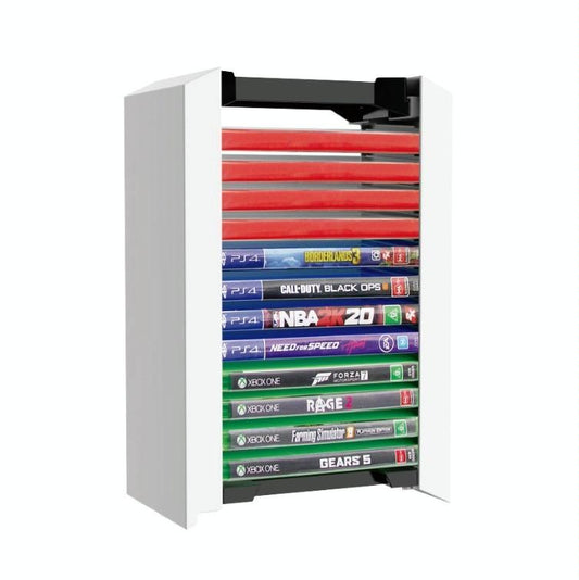 12-Cd Double-Layer Storage Rack For Ps5 Console Games-1915197195783639042
