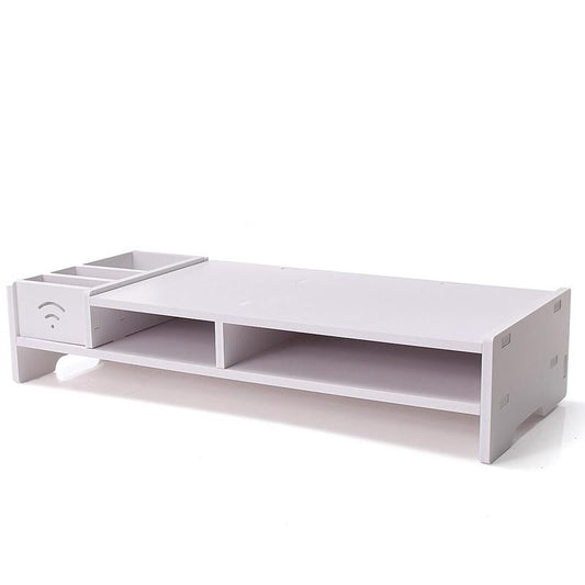 Versatile Desktop Monitor Stand - Sturdy Wood Riser For Laptop Notebook Tv-1915197919238164482