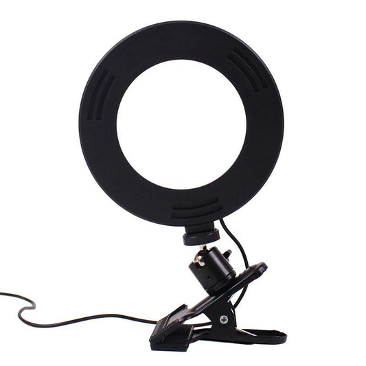 Adjustable 6 Led Ring Light With Strong Clip - 2M Desktop Computer Clip Light-1915198013538701314