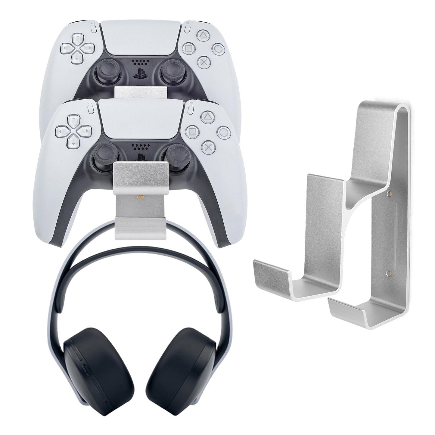 Wall Mounted Hanger For Ps5 / Ps4 - Gamepad & Headphone Combo-1915197604250128384