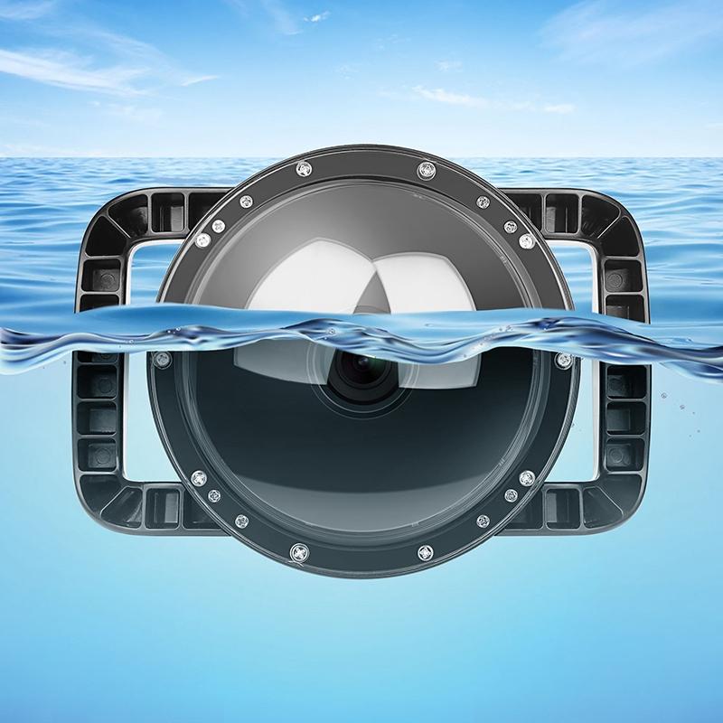 Underwater Dome Port For Dji Action Camera With Handle Trigger-1915197546792357895