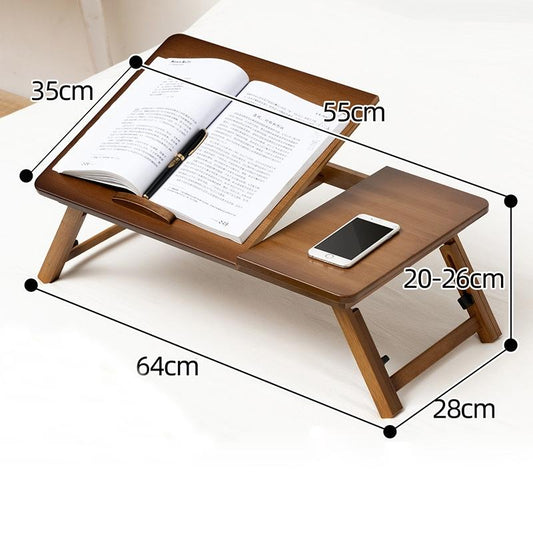 Adjustable Folding Laptop Desk For Dorm Or Study - Height And Space Saver-1915197649557000194
