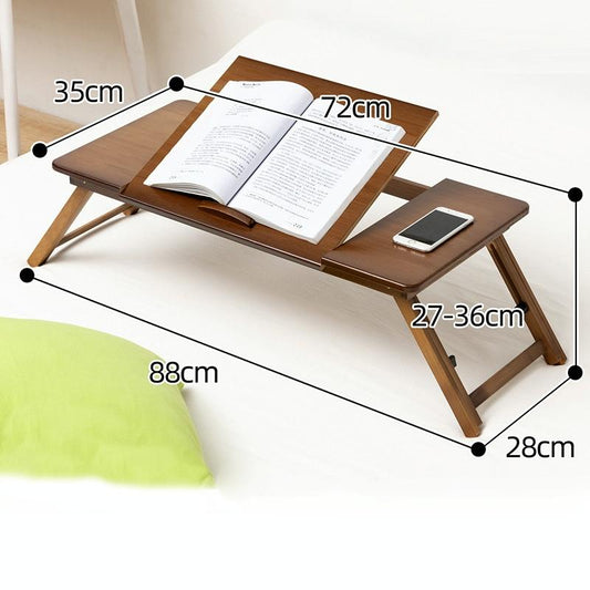 Adjustable Folding Laptop Desk For Dorm Or Study - Height And Space Saver-1915197455960510466