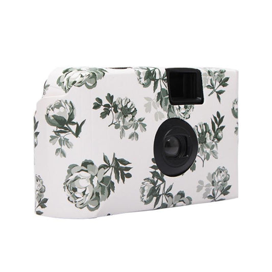 Retro Peony Disposable Mini Camera With 17 Films-1915197734072225794