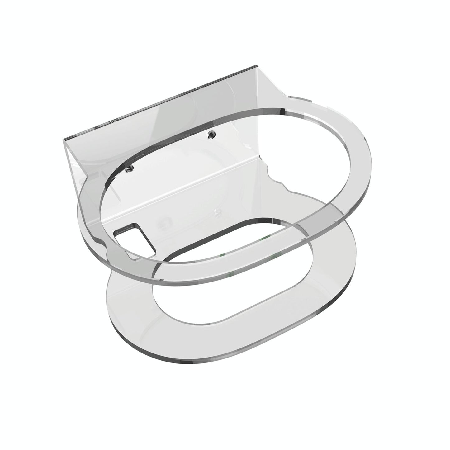 Pair Of Wall Mounts For Google Nest Audio - Clear White-1915196962190266368