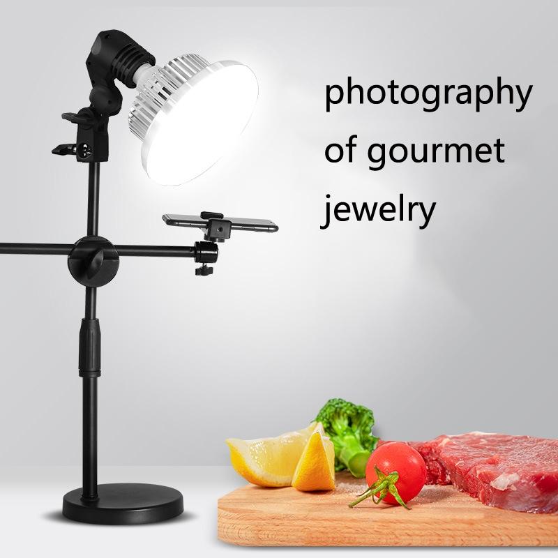 500W Mushroom Lamp & Stand For Mobile Phone Photography-1915197612097671174