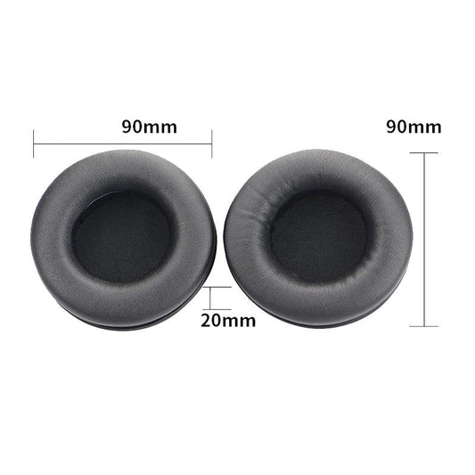 2-Pack Headset Sponge Earmuffs For Razer Kraken 7.1 V1 Pro - Black / Orange-1915198129683173378
