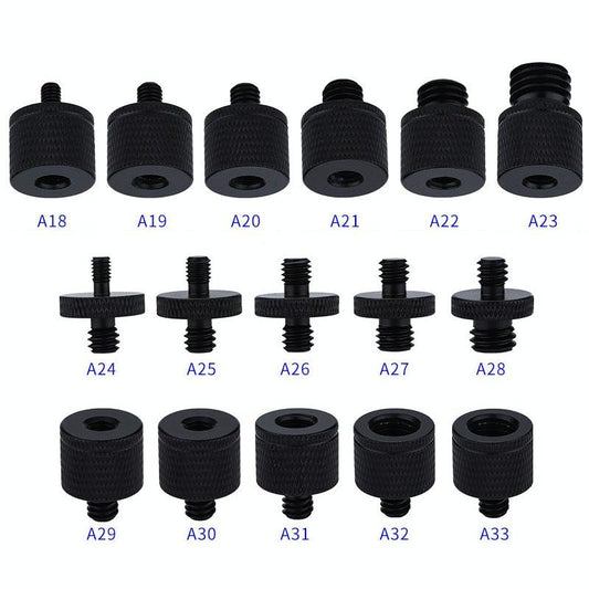 4-Piece A32 M8 To 1 / 4 Screw Adapter Set-1915197664769740802