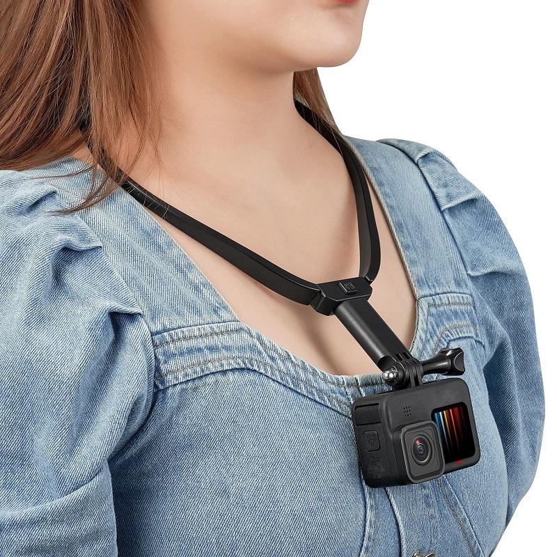 Neck Hanging Action Camera Mount - Compact & Versatile-1915196864442011655